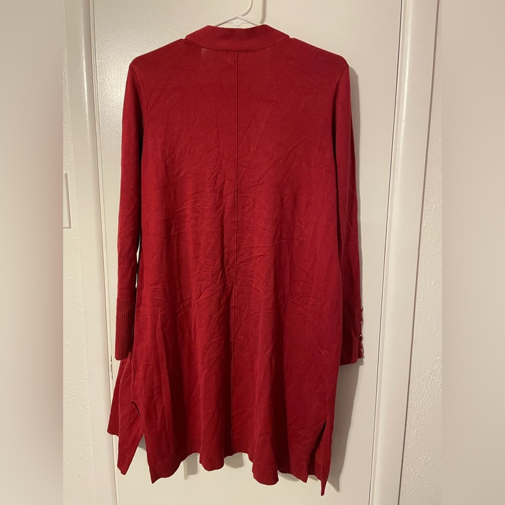 Jm Collection Plus Size Button-Sleeve Cardigan - image 2